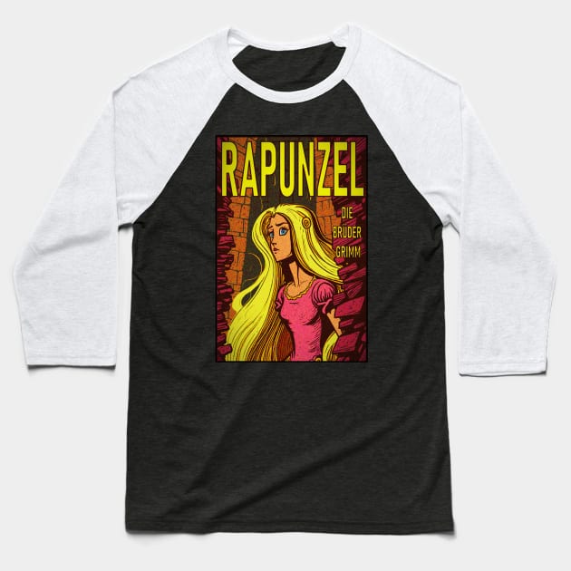 Rapunzel by the Brothers Grimm Baseball T-Shirt by theseventeenth